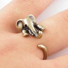 Load image into Gallery viewer, Vintage Boho Chic Mid Finger Elephant Ring