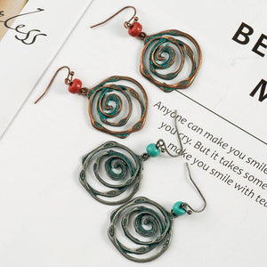 Unique bohemian  ethnic vintage hanging earrings for women