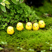 Load image into Gallery viewer, 10Pcs Set Easter Party Mini Chicken Ornament Lovely Resin Fairy Miniature Garden Scene Home Garden Crafts Decoration
