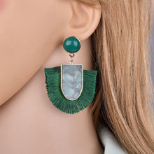 Load image into Gallery viewer, Bohemian Ethnic Tassel Dangle Earrings for Women