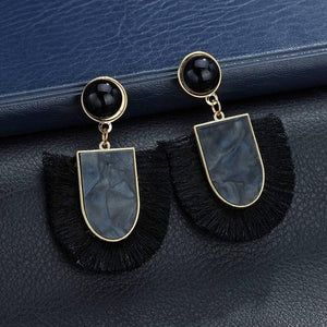 Bohemian Ethnic Tassel Dangle Earrings for Women