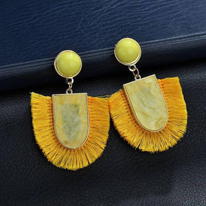 Bohemian Ethnic Tassel Dangle Earrings for Women