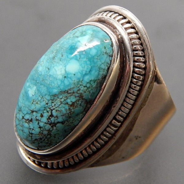 Vintage Natural Turquoises Rings Jewelry