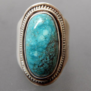 Vintage Natural Turquoises Rings Jewelry