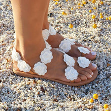 Load image into Gallery viewer, Summer Rome Beach Flat Bottom Sandals Shoes