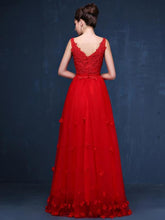 Load image into Gallery viewer, Lace Split-joint Sleevelss Evening Dress