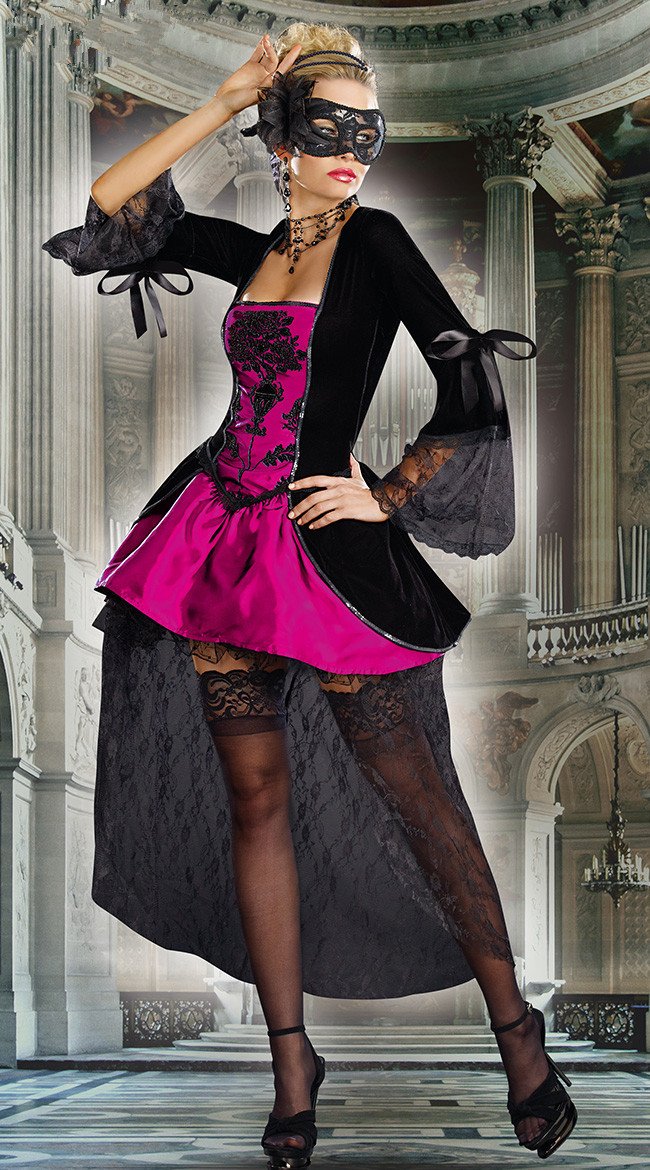 Halloween Cosplay Adult Costume Vampire Witch Queen Dress