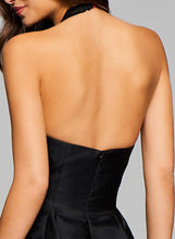 Load image into Gallery viewer, Fashion Halter V Neck Sleeveless Backless Cocktail Dress